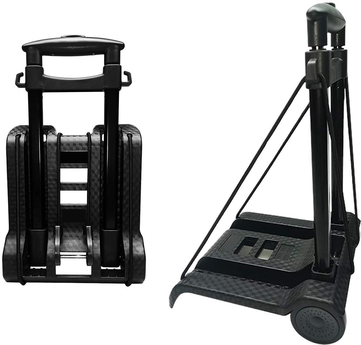 Omgoods - Vouwbare Handtruck met Geluidloze PVC Wielen