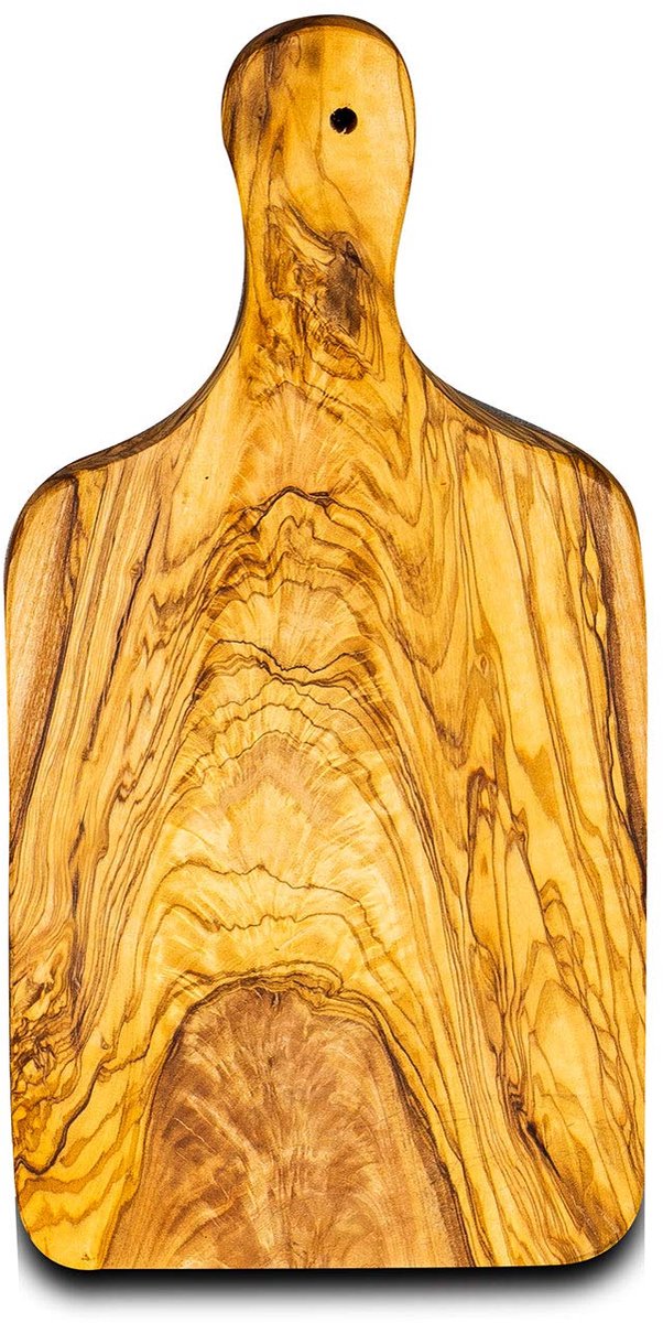 Omgoods - Snijplank van Olijfhout - Handgemaakt, 26 cm, Ideaal voor Koken en Presentatie