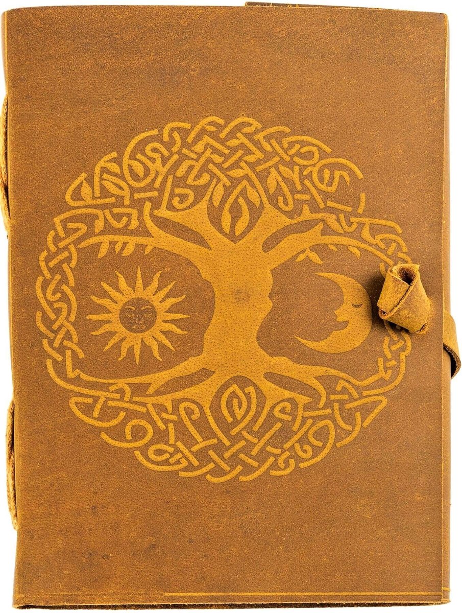 Omgoods - Handgemaakt Vintage Notitieboek met Leer