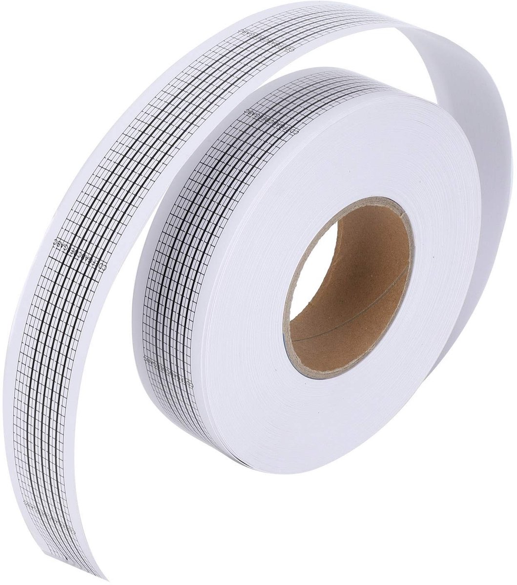 Omgoods- Bladmuziek Blanco Strips - 50 Meter Papier - DIY Muziekdoos - Geperforeerde Tape - Geschikt voor Muzikanten - 100% Nieuw - Muziekrol