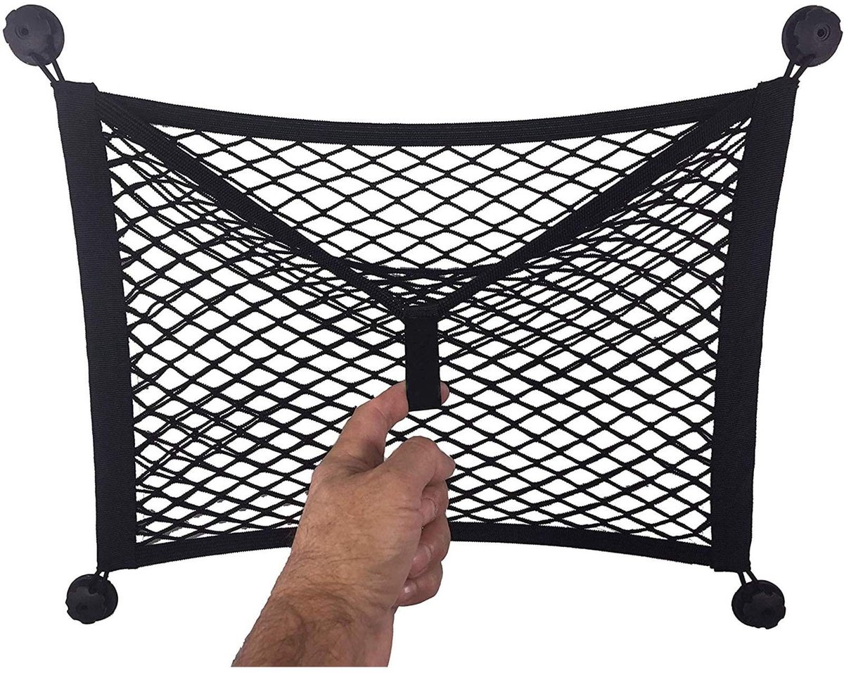 Omgoods - Opbergnet voor Auto met Elastische Mesh 35 x 25 cm