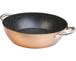 Omgoods - Wecook Frying Pan - Geforgeerd Aluminium met Koperkleurige Coating