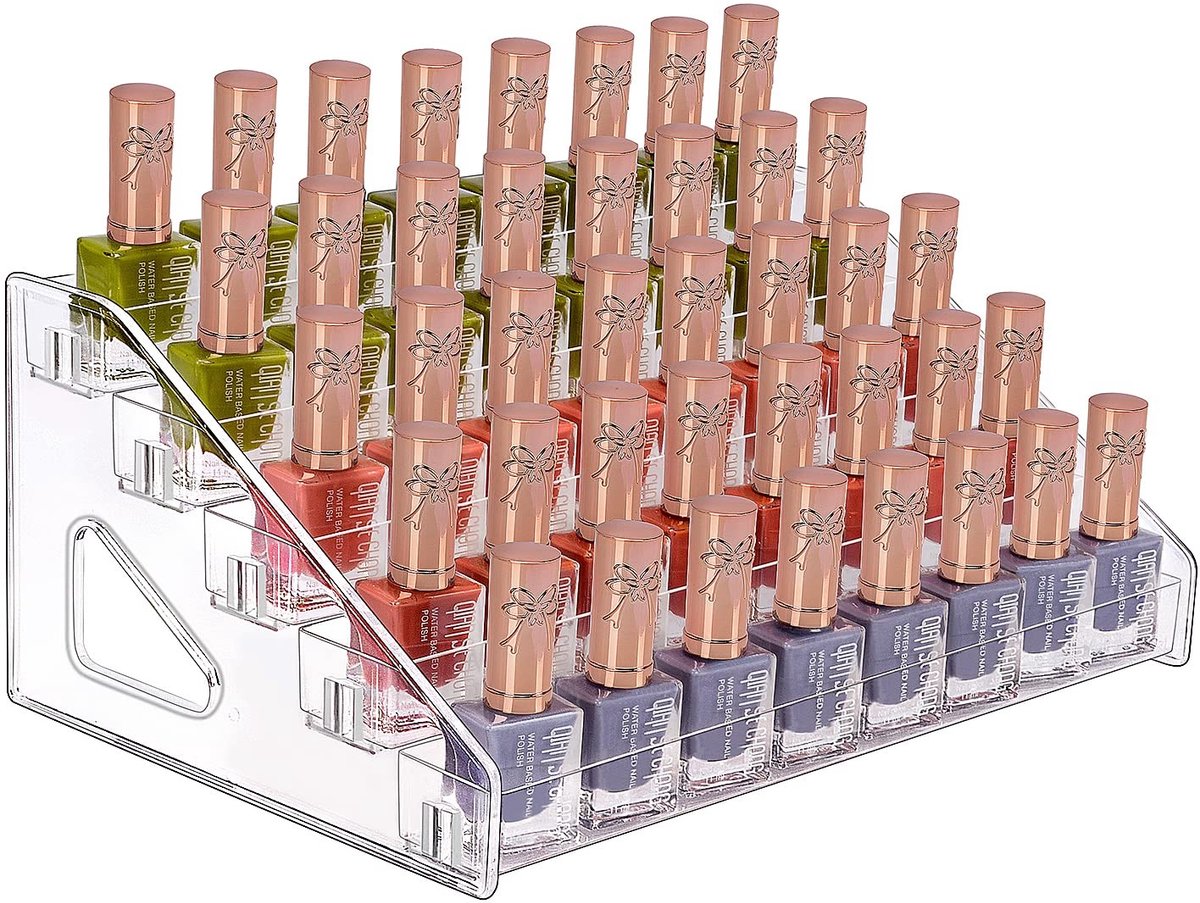 Omgoods - 5-Laags Acryl Nagellak Organizer met Duidelijke Opbergfunctie
