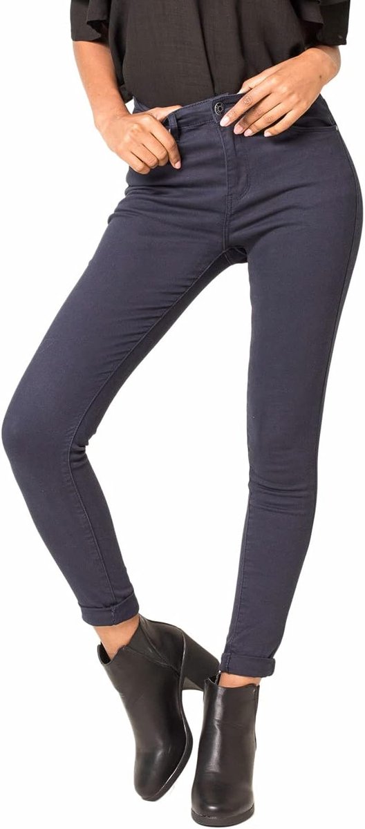 Carter P056 dames jeansbroek skinny fit jeans hoge taille