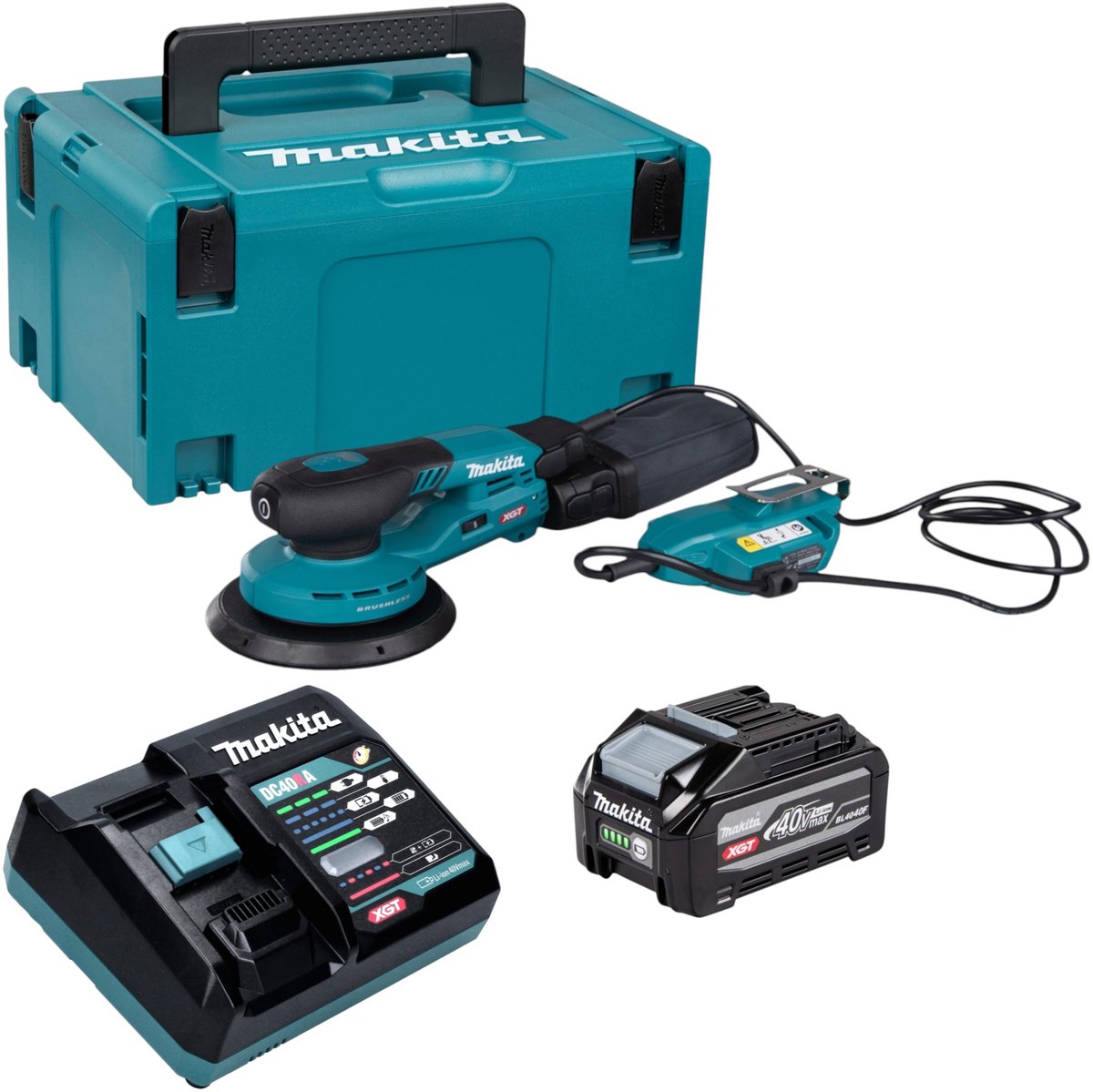 Makita BO 002 CGZ Accuschuurmachine 40 V max. 150 mm 5,0 mm slag Brushless Solo - zonder accu, zonder lader
