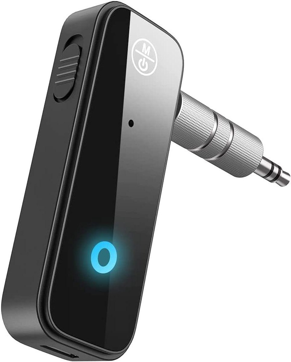 Audio Adapter - Bluetooth Ontvanger - Draadloze Muziek - Dual Connect - 10 Meter - Zwart