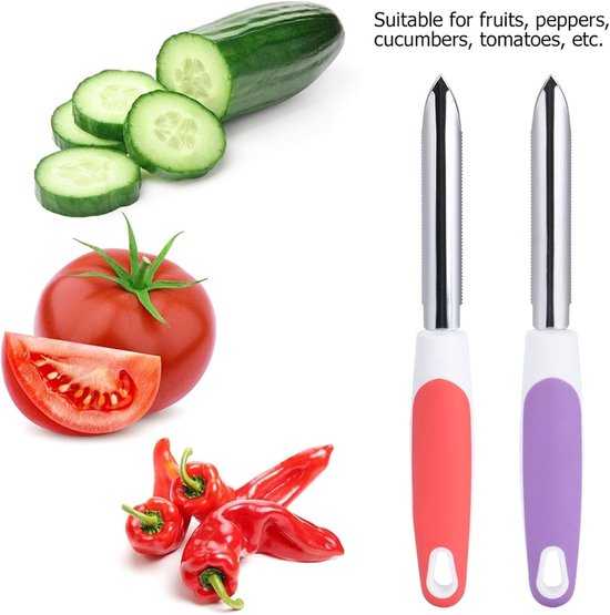 Zucchini Corer en Groentesnijder met Golfrand en Rubber Handvat voor Groenten en Fruit - Ideaal voor Salades en Gezonde Gerechten — afbeelding 3