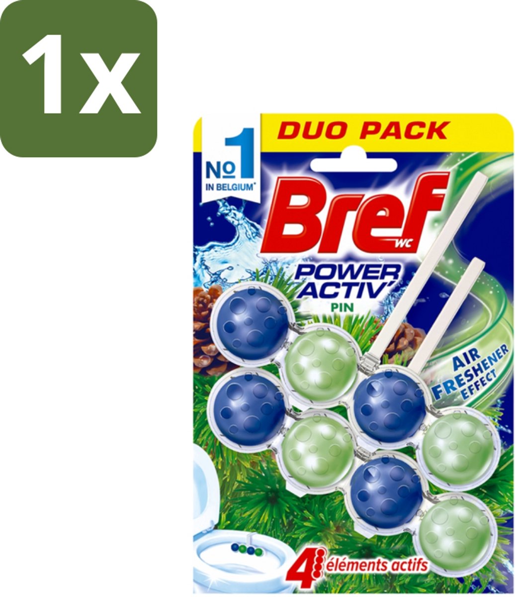 Bref WC - Power Activ+ - Toiletblok - Den - 2 Blokken - 1 stuk