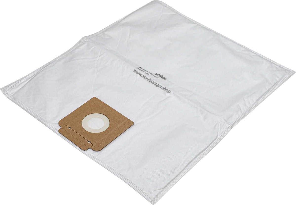 vhbw 50 stuks stofzakken, compatibel met Kärcher T17/1, T12/1, T15/1 stofzuigers – 40 cm x 24 cm, wit