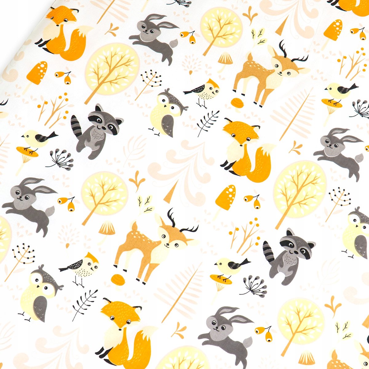 Merkloos Hoeslaken Katoen 80x160 cm met Dierenprint