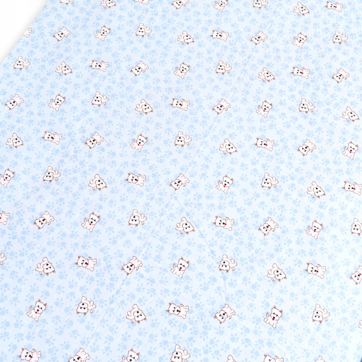 Katoenen hoeslaken 80x160 cm met hondenpootjes - Hoge kwaliteit
