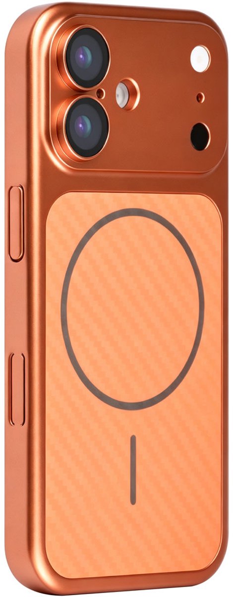 TUNIQ Backcover hoesje voor Apple iPhone 16 - MagSafe compatible - Oranje