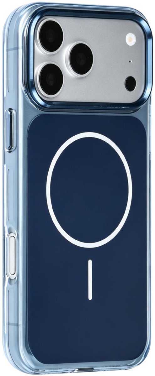 TUNIQ Backcover hoesje voor Apple iPhone 17 Pro Max - magSafe glossy PC - Blauw
