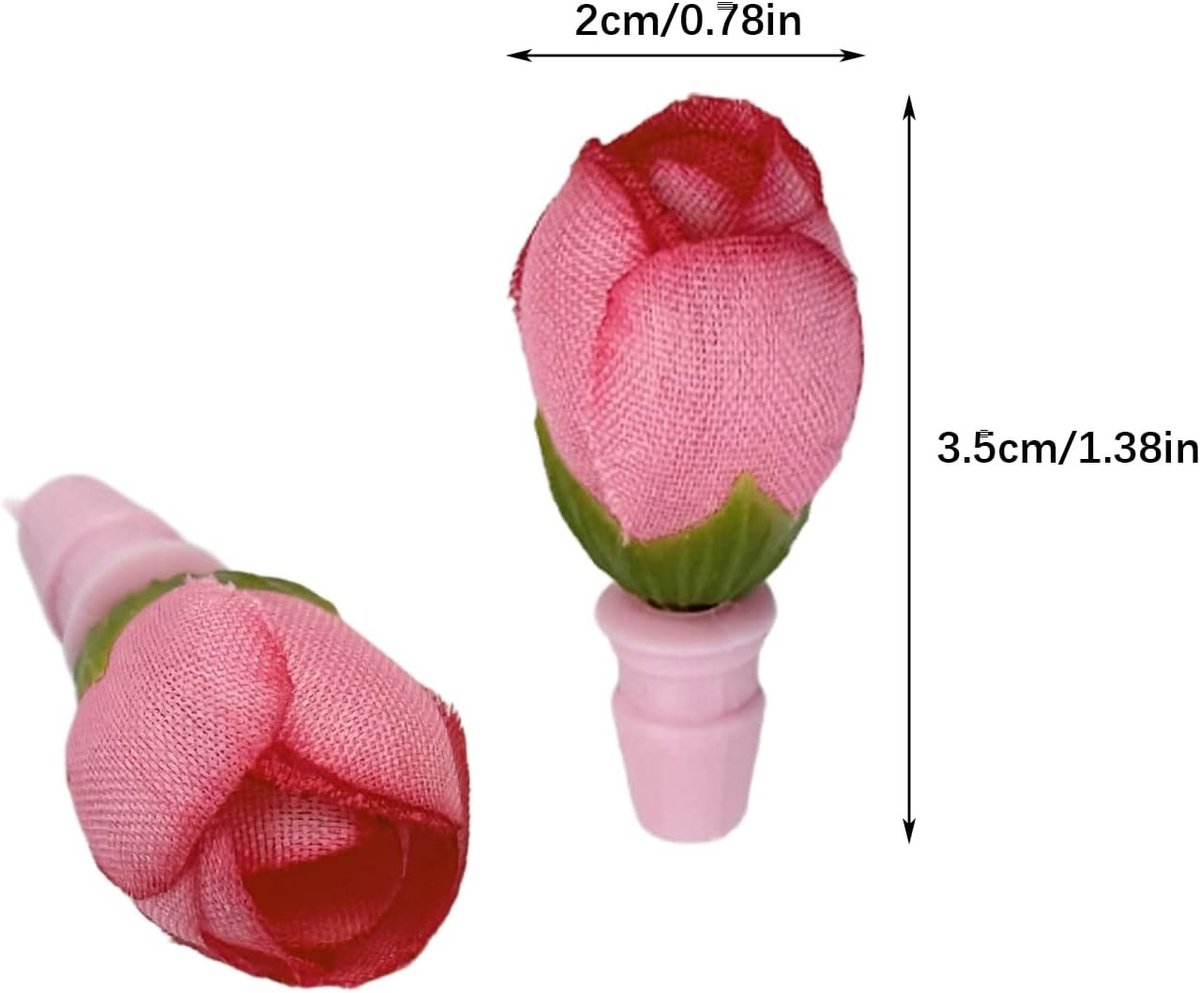Vervangende Bloemen voor Hummingbird Feeders - 30 Stuks met 2 Schoonmaakborstels, Ideaal voor Buitengebruik en Tuinaccessoires