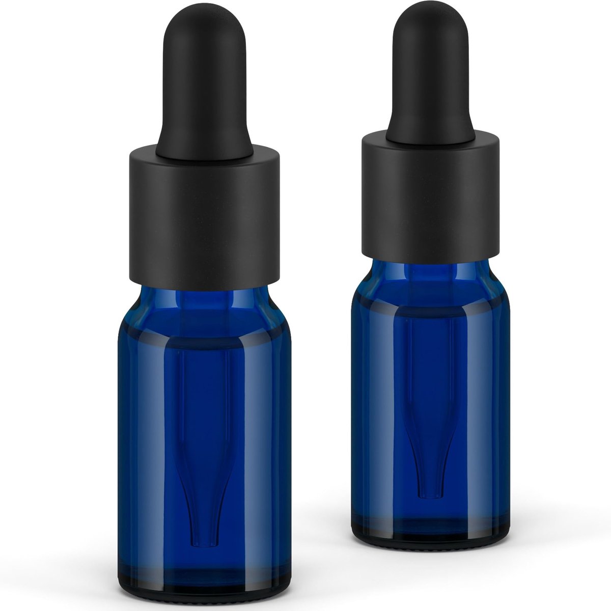 Elzusha - Blauwe Fles Met Pipet 30ml - Set Van 2 Voor Essentiële Olie