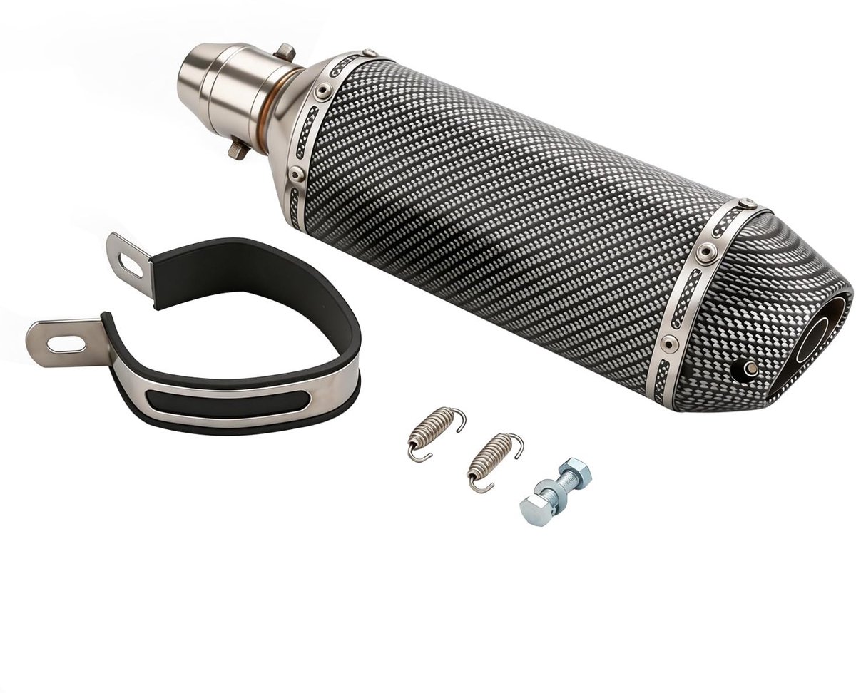 Elzusha - Universele Geluiddemper Inlaat Slip On voor Motoren