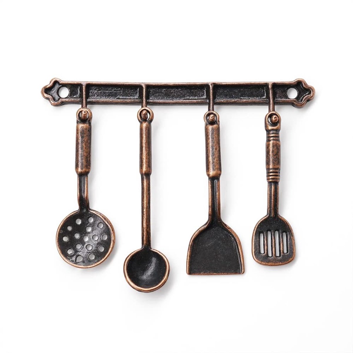 Elzusha - Miniatuur Keukenaccessoires voor Poppenhuis - Brons