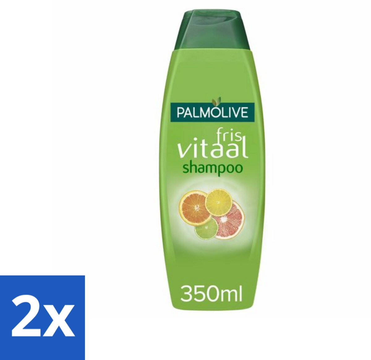 2 x Palmolive Shampoo Fris Vitaal 350 ml - Palmolive Fris Vitaal Shampoo - Citrus Shampoo - Haar Reinigen - Haar Vitaliteit - Haar Volume