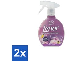 2 x Lenor – Crease Releaser Spray – Love Exotic Bloom – Kreukverwijderaar & Textielverfrisser – 500 ml - Kreukverwijderaar - Textielverfrisser - Stofverzachtener - Stofverfrisserspray - Kledingverzorging