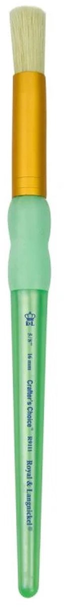 R&L Bristle Standard Stencil Brush 5/8 - 3 Pack