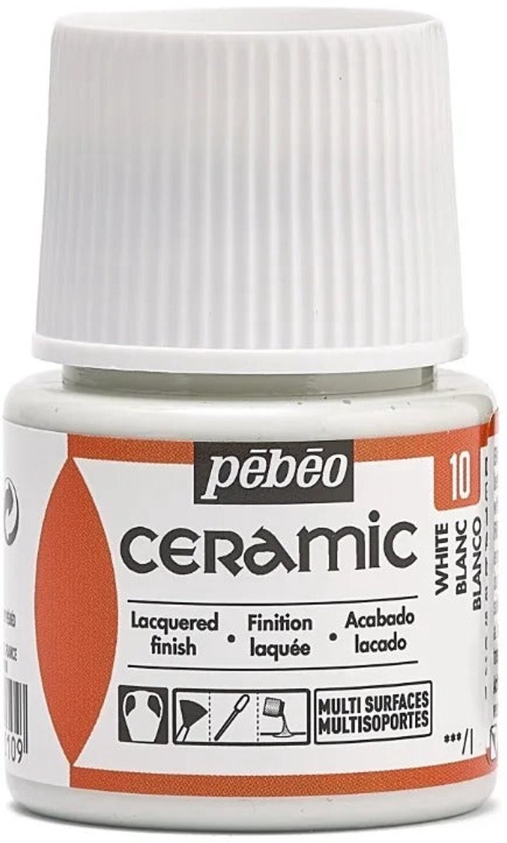 Pebeo Ceramic 45ml, Ruby