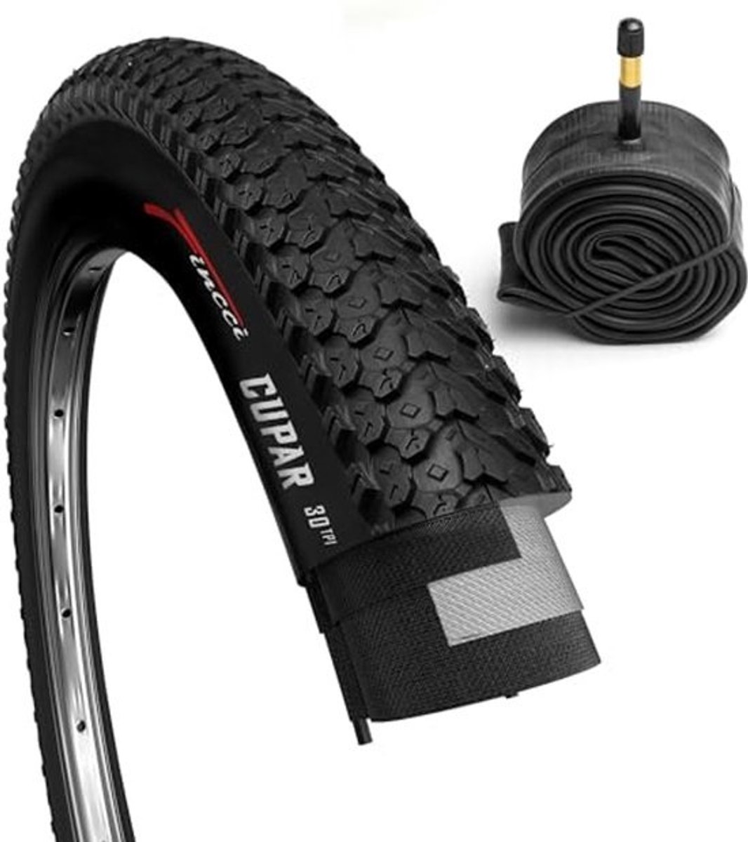 Set van 26 x 2,125 Inch Kevlar Banden met Schrader Ventiel voor MTB en Hybride Fietsen