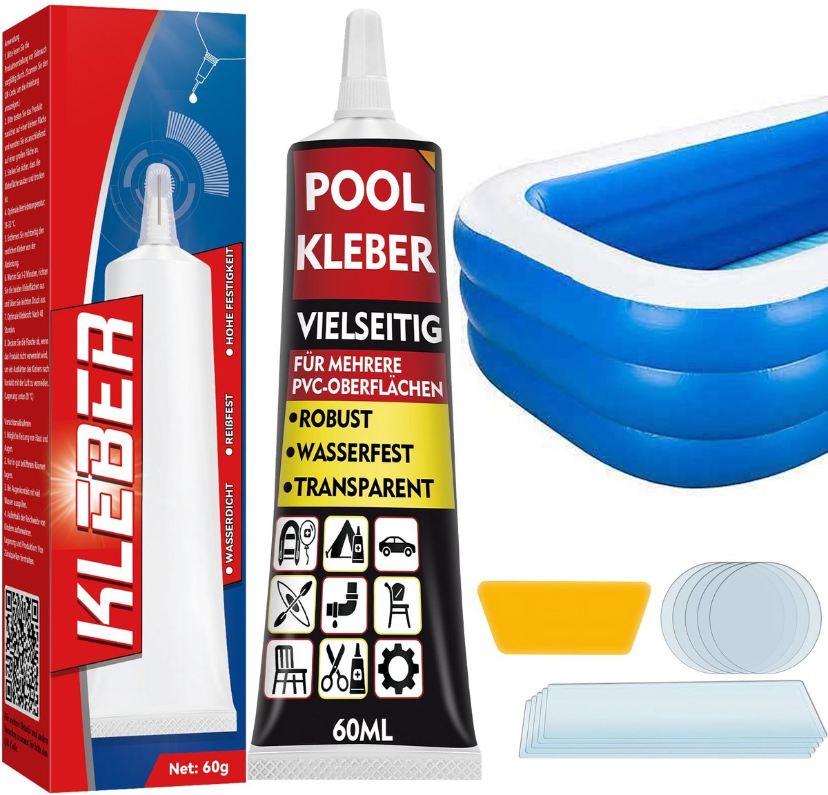 Elzusha - Zwembad Reparatie Kit voor Snelle Herstellingen