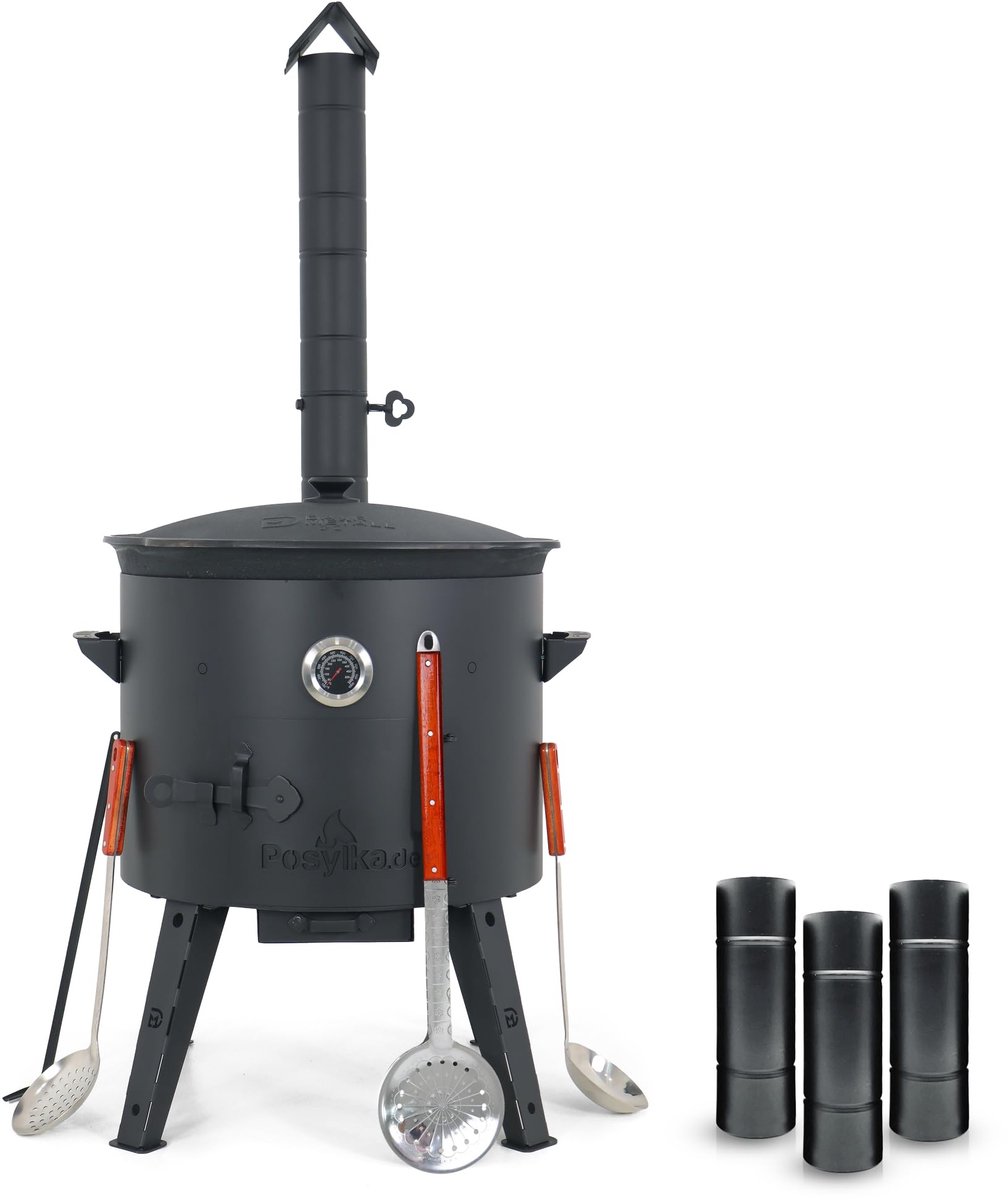 Elzusha - Utschak Kookset - 16 L met accessoires - Ø 44 cm