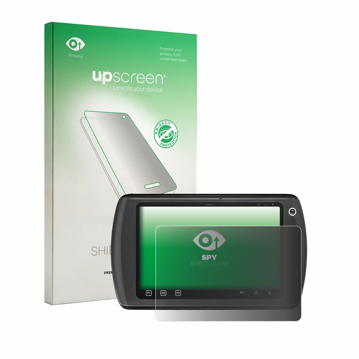 upscreen - privacy screenprotector voor Zebra ET1 - Folie Beschermfolie Blauwlichtfilter