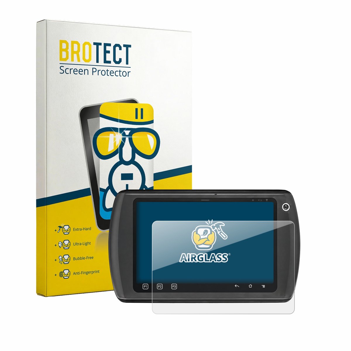 Screenprotector voor Zebra ET1 Beschermglas transparant
