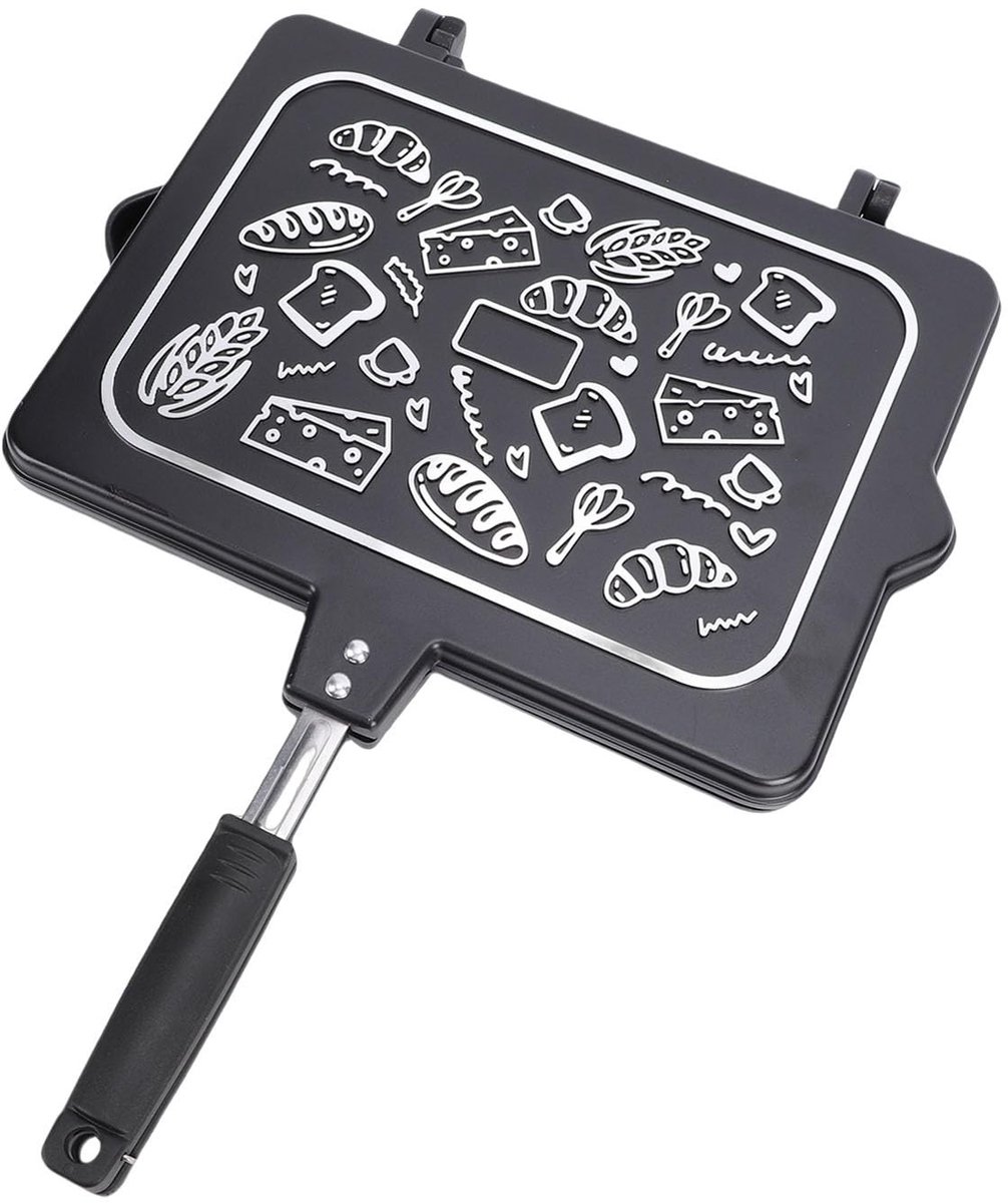 Elzusha - Antiaanbak Tosti-pan voor Camping en Thuisgebruik