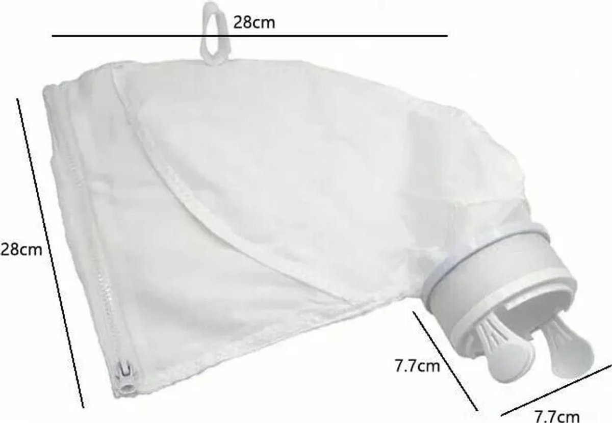 Een set van 2 hoogwaardige, aanpasbare modderzakken, Geschikt voor vervangingsfilters Geschikt voor hoge capaciteit Geschikt voor Polaris 280 of 480 zwembadrobots.
