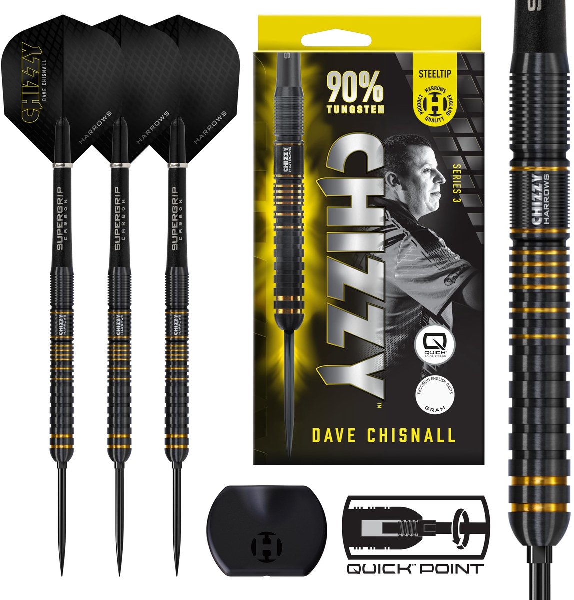 Solidchoice - Professionele Dartset met Quick Point Change Systeem en Supergrip