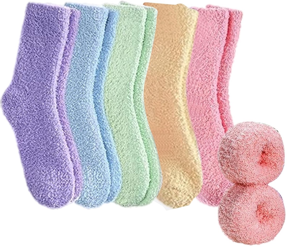 Solidchoice - Dames Warmte Sokken, Set van 5