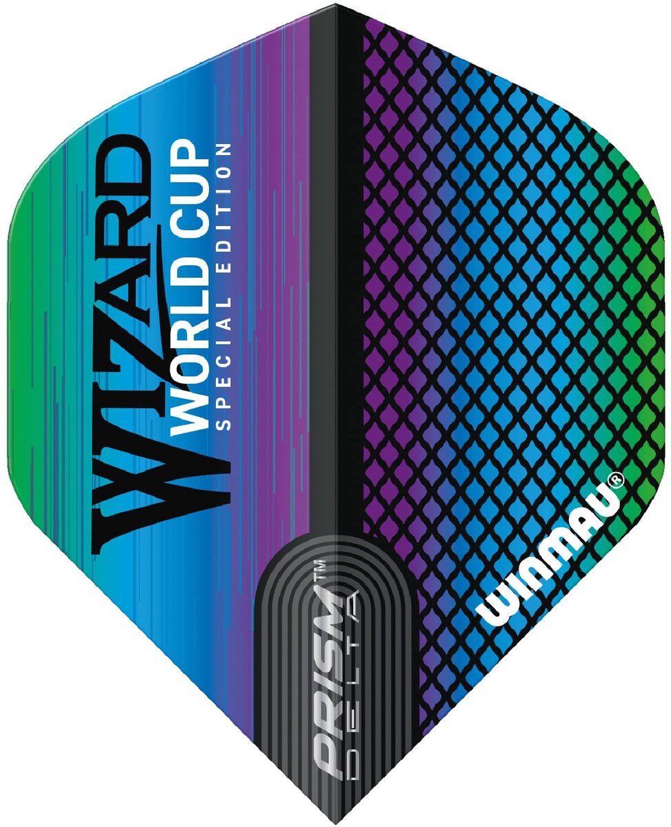 Solidchoice - Prism Delta Wizard Rainbow Dart Flights - Set van 3