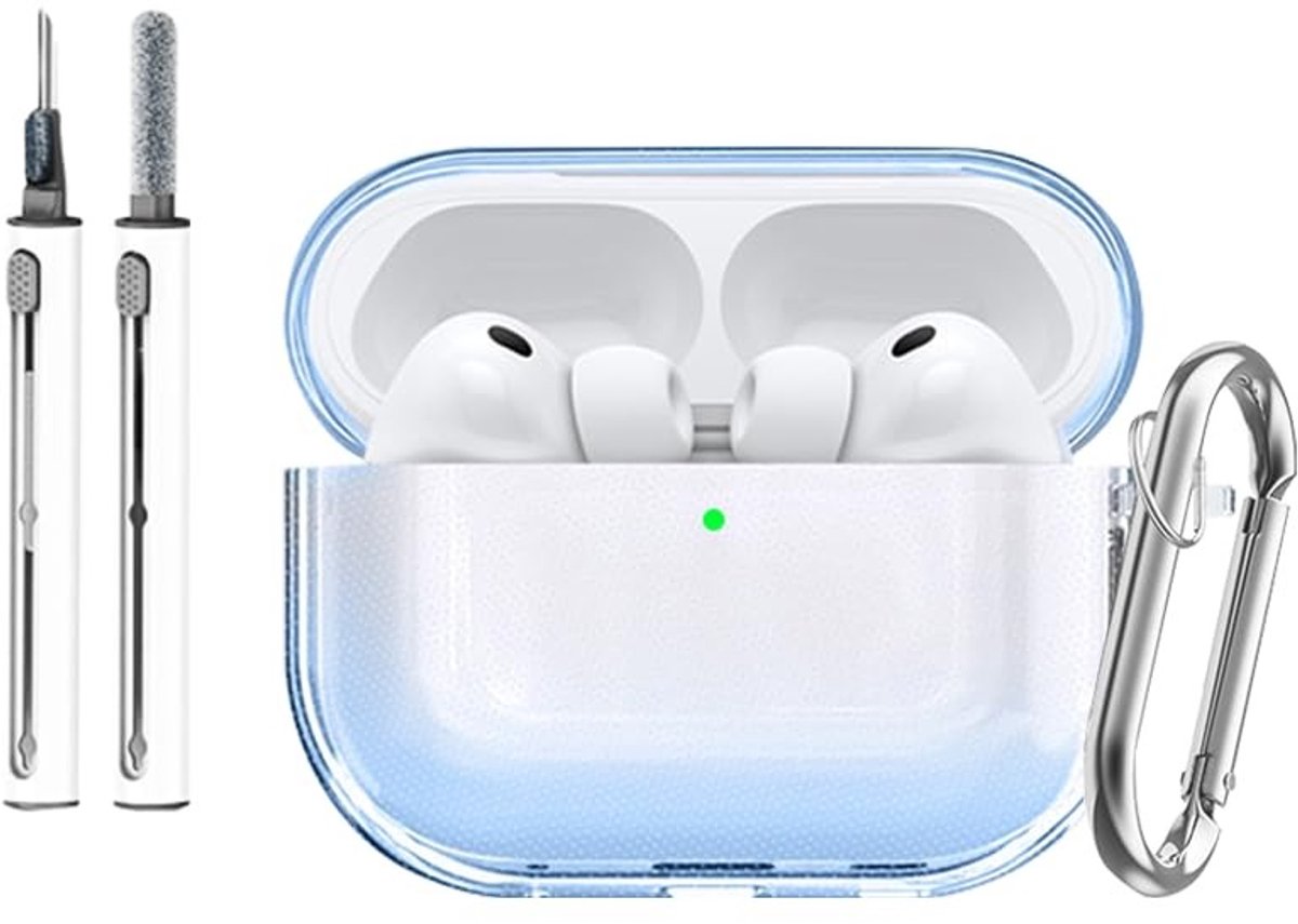 Solidchoice - TPU Beschermcase voor AirPods Pro 3 met Sleutelhanger en Schoonmaakset