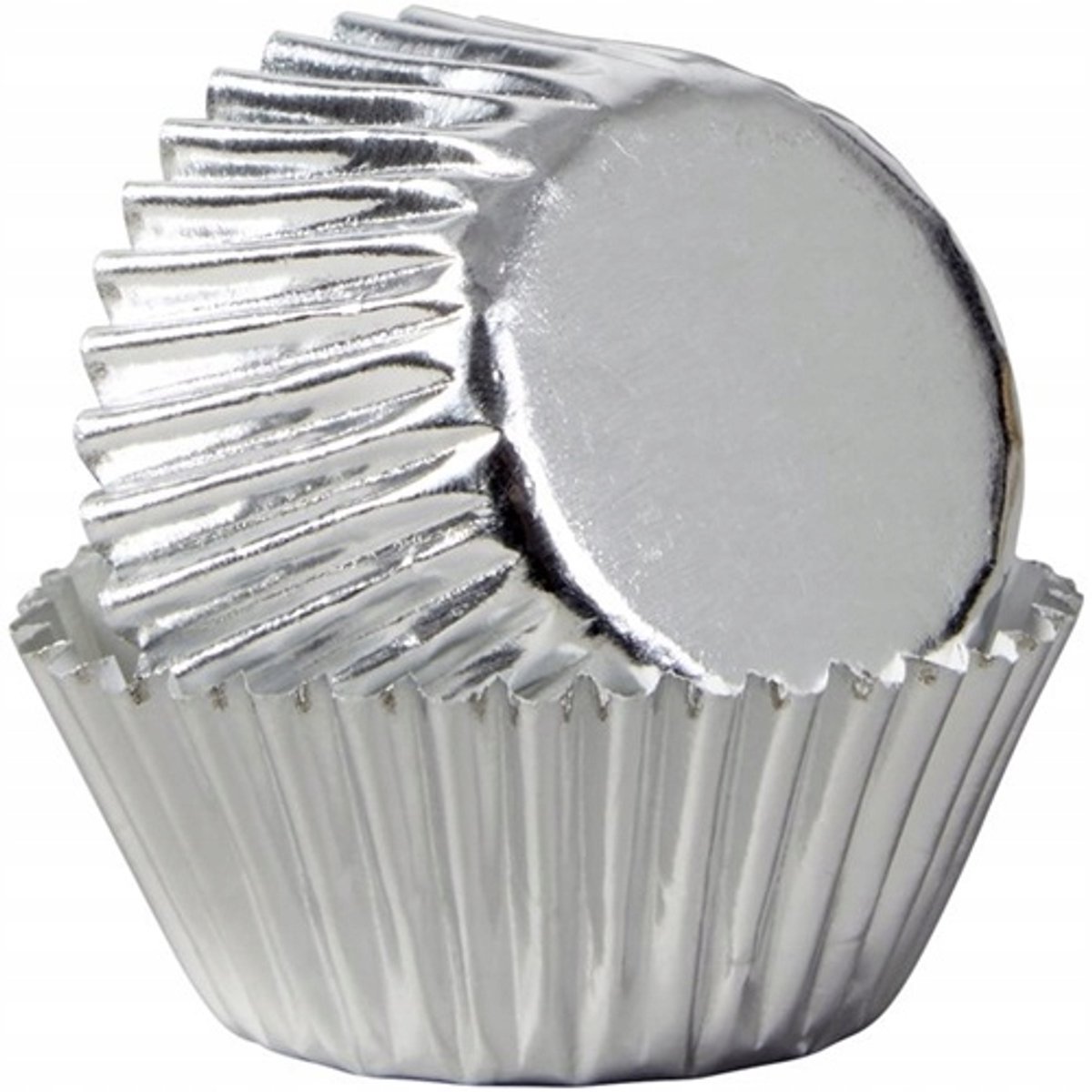 Zilverkleurige Muffinvormpjes - 20 stuks