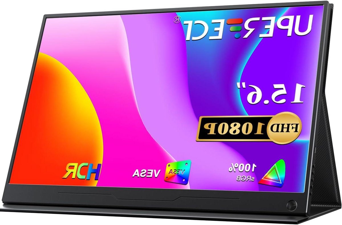 Draagbare Monitor - Extra Scherm - Werk Onderweg - Full HD IPS - 156 inch - Zwart