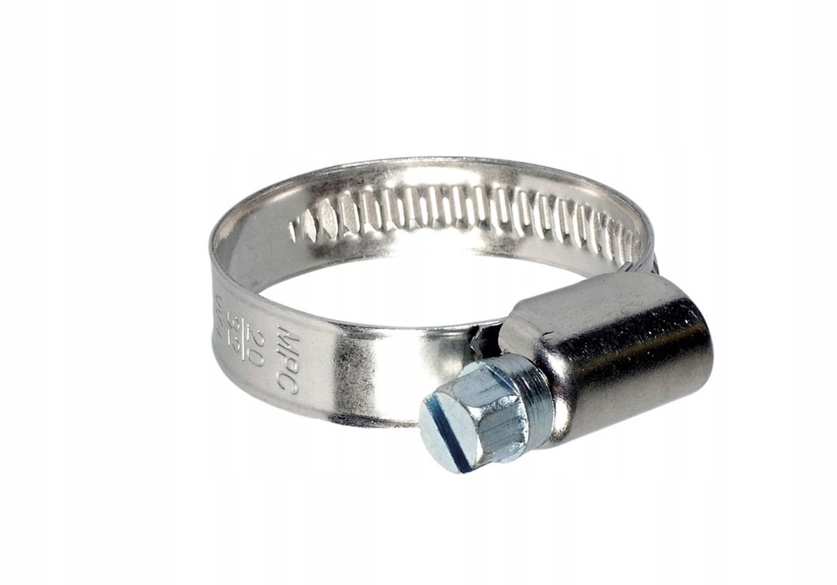 Slangklem 12-22mm, 9mm breed, W2 staal