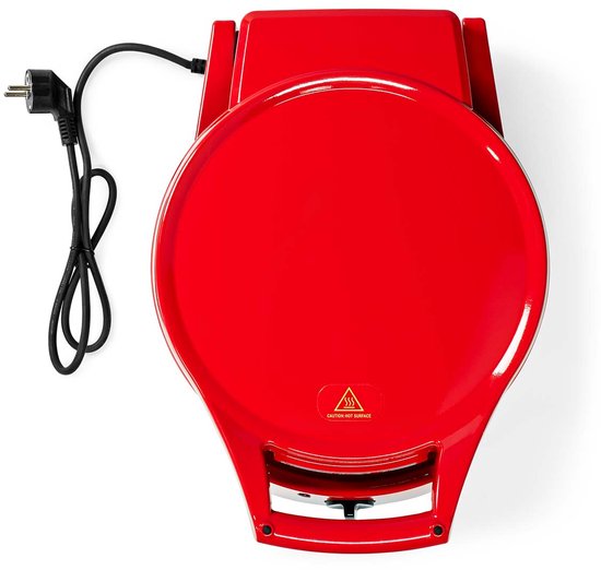 Melissa 16310237 - Pizzamaker en tafelgrill in één - 30 cm bakplaat en grillplaat, 1800 W vermogen en nauwkeurige temperatuurregeling - Rood — afbeelding 3