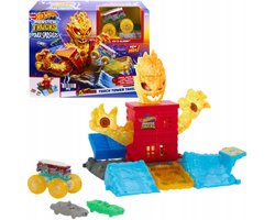 Hot Wheels Monster Trucks Power Smashers Torch Tower Takedown