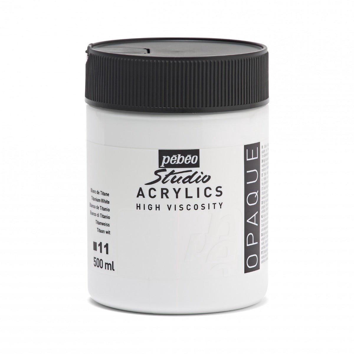 Pebeo Studio Acrylverf 500 ml. - 33 Cadmiumrood Imitatie