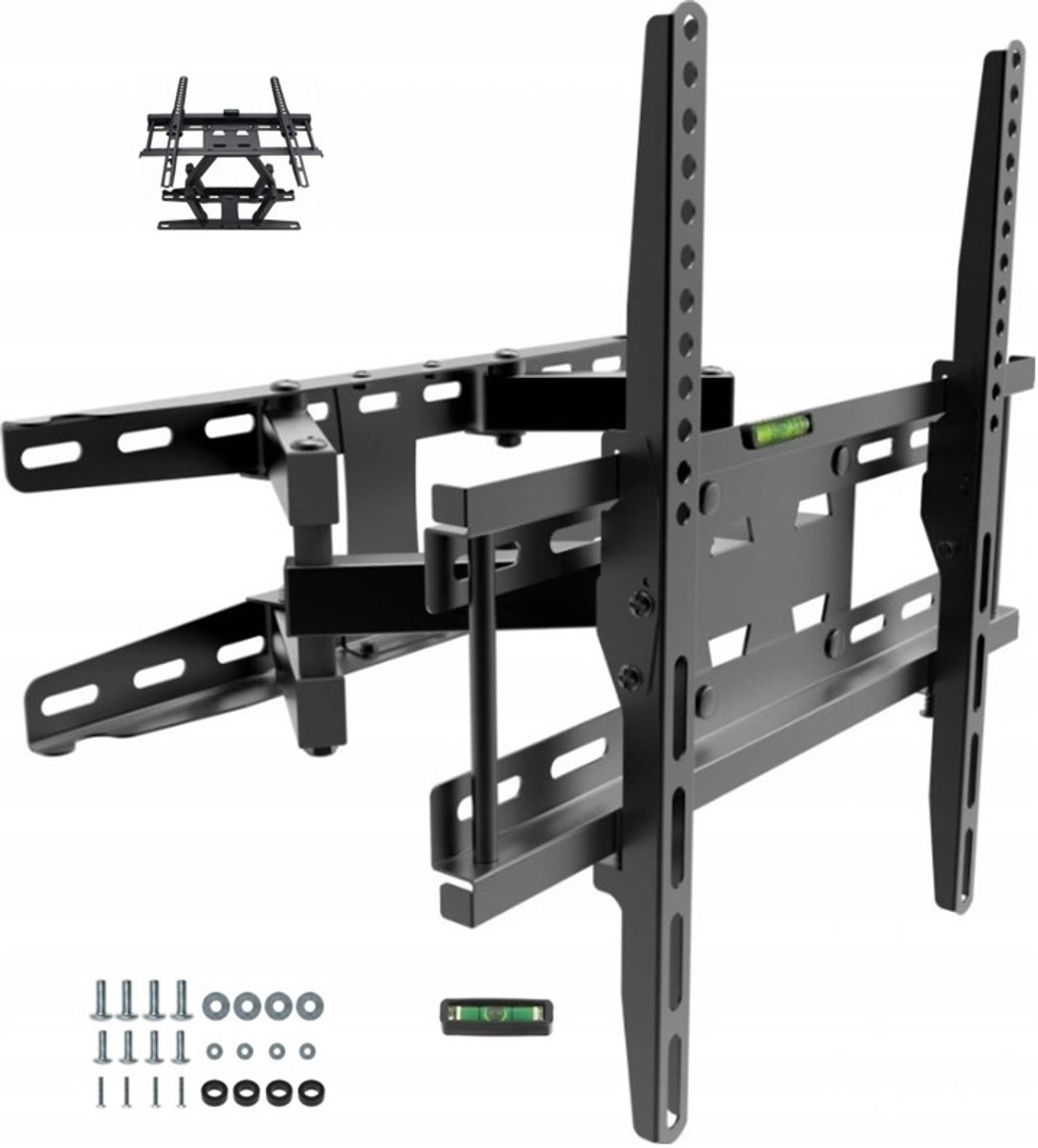 Draaibare TV-muurbeugel voor 40-inch schermen, 45 kg belastbaar