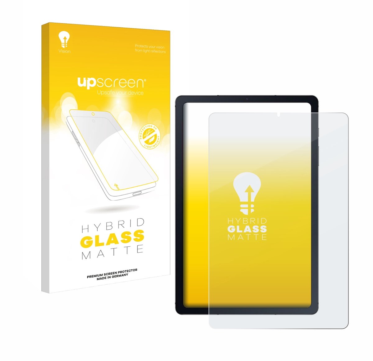 upscreen - Screenprotector voor Samsung Galaxy Tab S6 Lite WiFi 2024 - Folie Beschermfolie Beschermglas matte