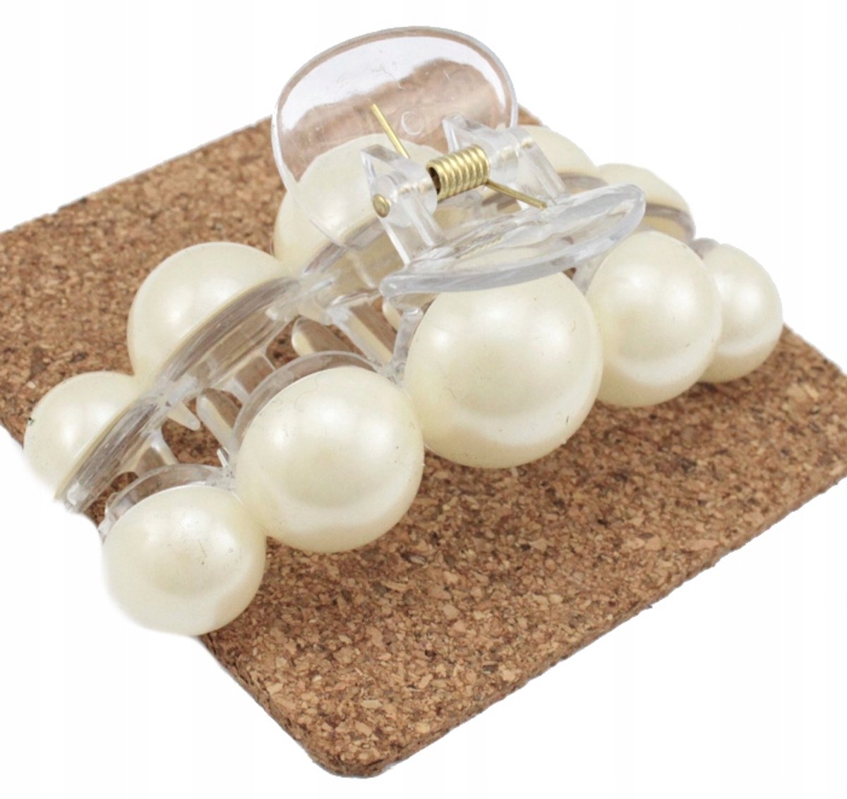 Grote Haarclip met Parels - Stijlvolle Accessoire
