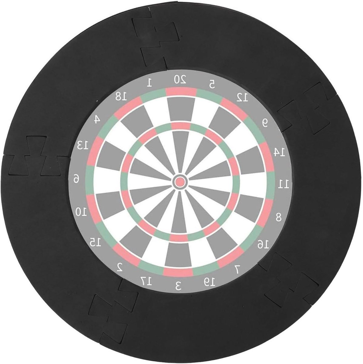 Dartbord Wandbescherming - Pijltjes Muurbeschermer - Muren Beschermen - Slijtvaste EVA Materiaal - Voor 18 Inch - Zwart