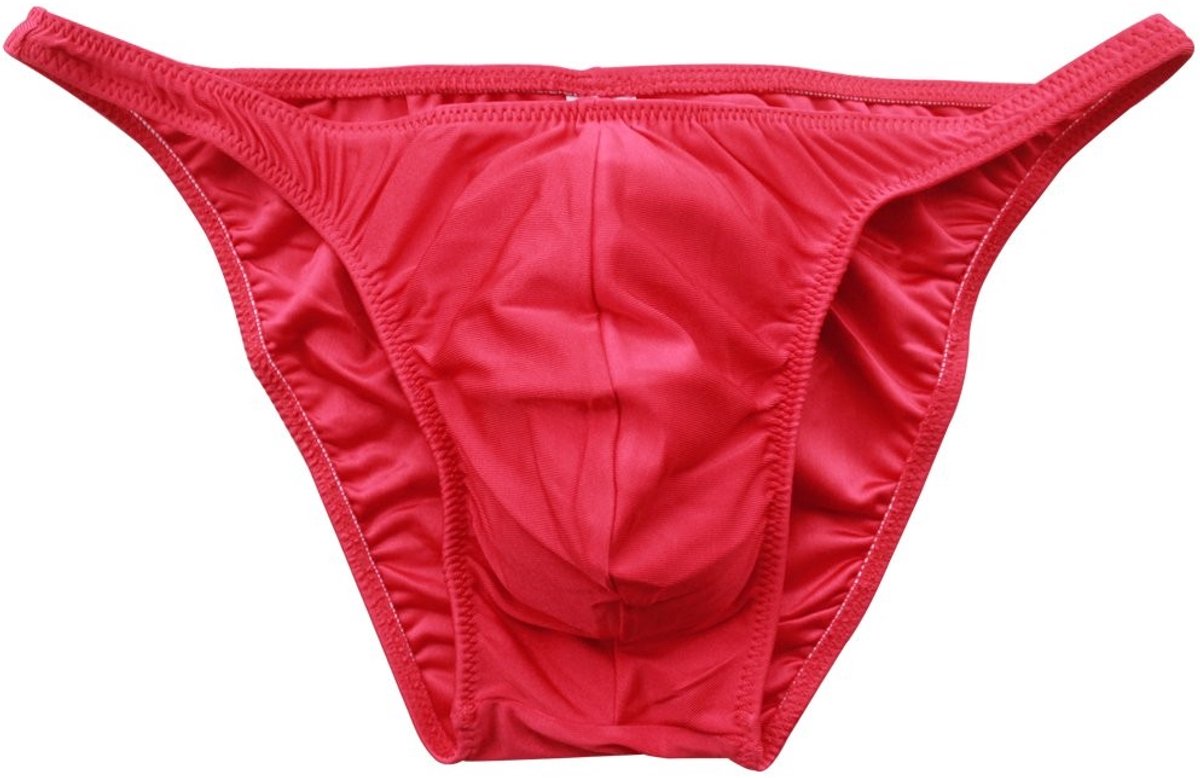 Elzusha - Bodybuilding Posing Trunk Gym Shorts - Rood