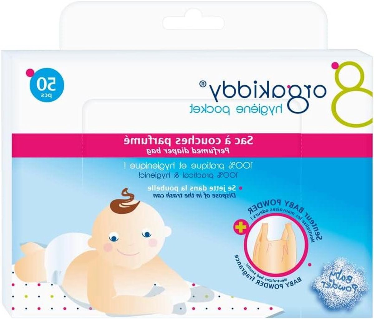 Wegwerp Luiertassen - Geurzakjes - Hygiënisch Weggooien - Geur Neutraliserend - 50 Stuks - Beige
