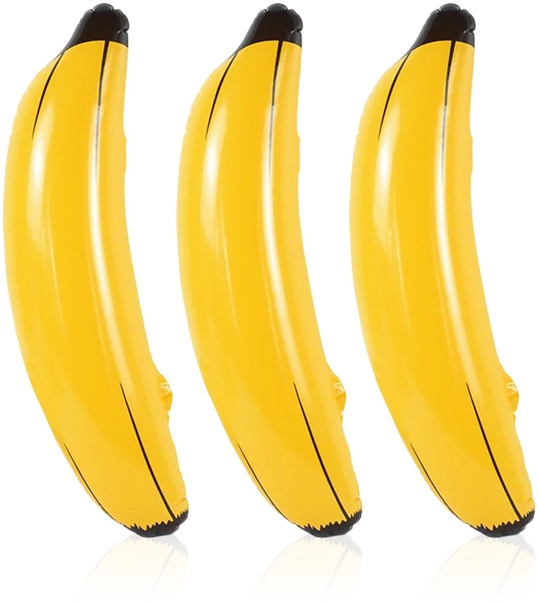 Elzusha - 3 Stuks Opblaasbare Bananen voor Pool en Strand