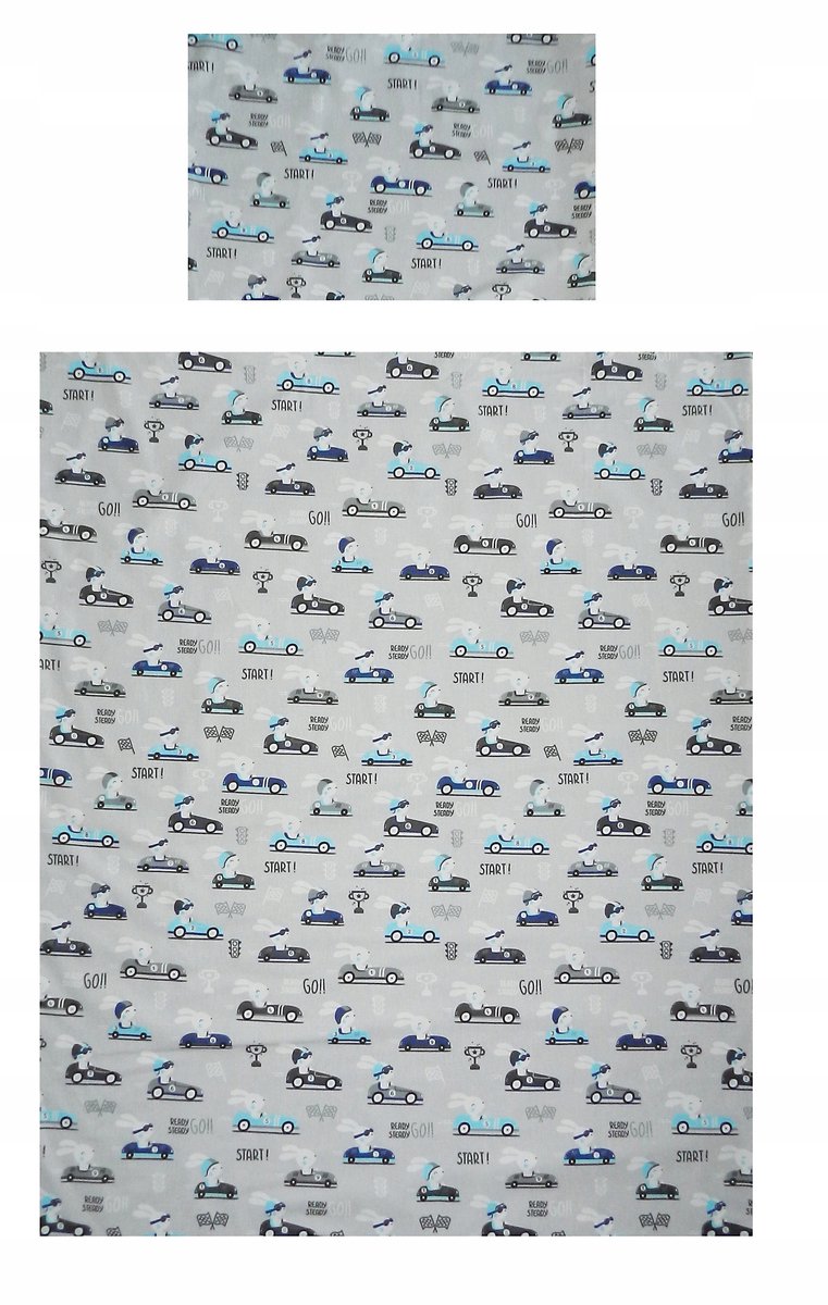 Kinderledikant Dekbedovertrek Set 2-delig 120x150cm Katoen